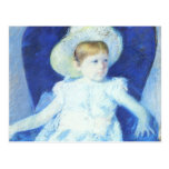 Elsie i en blåttstol, Mary Cassatt Vykort