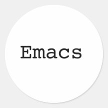 Emacs Klistermärken