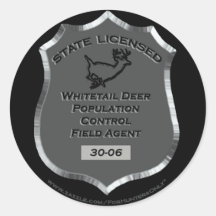 Emblem nr. agent för fält för hjort för Whitetail 