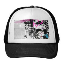 Emo__Cup Mesh Kepsar