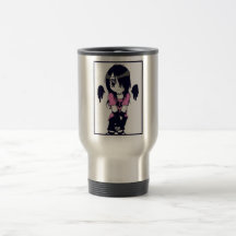 Emo flicka kaffe koppar