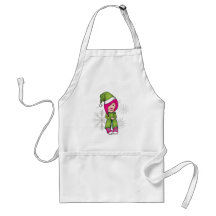 Emo flickajul Merch Förkläden