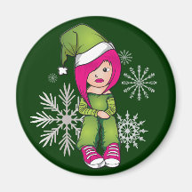 Emo flickajul Merch Magneter