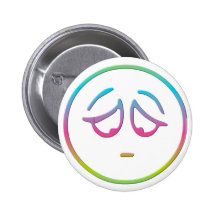 Emoticonen "görade modlös ", knappar med nål