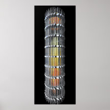 EMP skyddad Gigaflop parallell CPU Affischer