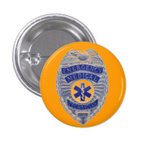 EMS-EMBLEMORANGE KNAPP MED NÅL