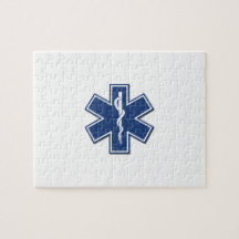 Ems-stjärna av liv jigsaw puzzle