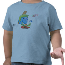 En baseball för Lil blåttelefant Tee Shirts