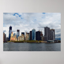 En beskåda av lägre Manhattan Posters