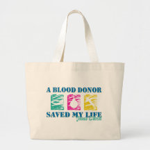 En blodgivare sparade JC Tote Bags