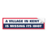 En by i Kenya är saknad dess idiot