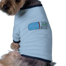 En dos av lyckaskyddkatten hund tee shirt