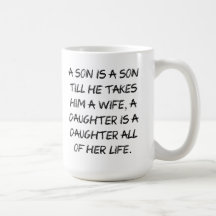 En dotter är en all dotter henne den liv… kaffemug