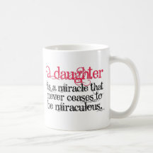 En dotter är ett mirakel…, Kaffemugg