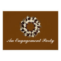 "En förlovningsfest" - laga mat med grädde/den bru Inbjudan