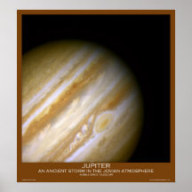 En forntida storm i den Jovian atmosfären - JUPITE Affischer