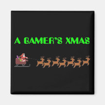 En gamers julafton magneter