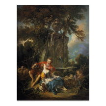 En höstherdabrev - François Boucher Vykort