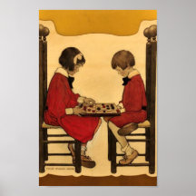 "En lek av checkers", Posters