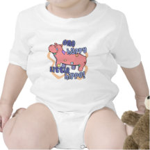 En lycklig flodhästbabyranka t shirts