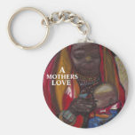 En MAMMORKÄRLEKkeychain Nyckelringar