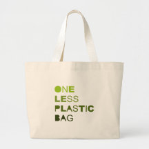 En mindre plast- heltäckande tote bag