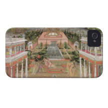 En Mughal Princess i henne som är trädgårds- (goua iPhone 4 Fodraler