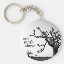 En - nionde ovanför keychain nyckel ringar