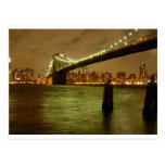 En överbrygga från den Brooklyn vykortet