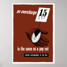 En överpris är samma som ett lönsnitt posters
