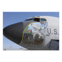 En patriotisk näsa för KC-135 Stratotankerdisplayi Fotontryck