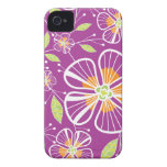 En purpurfärgad bukett Case-Mate iPhone 4 case