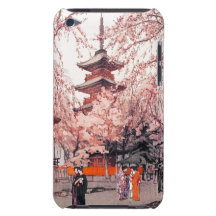 En skymt av Ueno parkerar Hiroshi Yoshida konst iPod Touch Cover