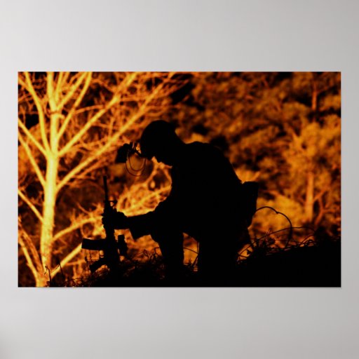 En soldat bön posters