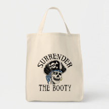 En-synad piratskalle och Crossbones Tote Bags