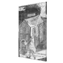 En täppa med pudrar, 1605 sträckt canvastryck