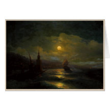 En tränga någon av Constantinople Ivan Aivazovsky Hälsningskort