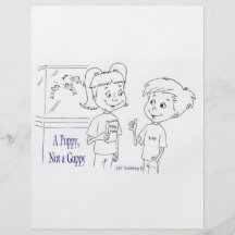 En valp, inte en Guppytank Custom Flyer