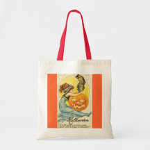 En vintagehelgdag *Happy Halloween* Tygkassar