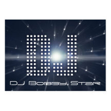 En visitkort för coolaDJ-spacewarp