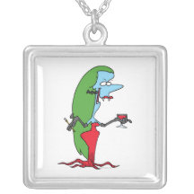 enfaldig damvampyrtecknad halsband