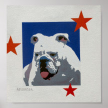 Engelsk bulldogg print