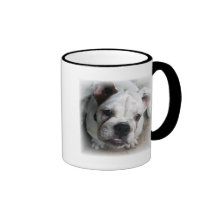 Engelsk bulldoggkaffekopp kaffe mugg