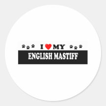 ENGELSK MASTIFF KLISTERMÄRKE