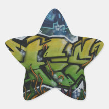 Engelska grafitti klistermärke