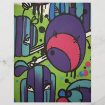 Engelska grafitti personliga flygblad