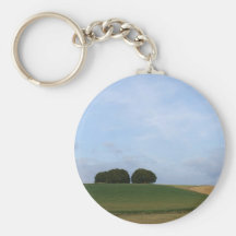 Engelska landskap Keychain Nyckelring