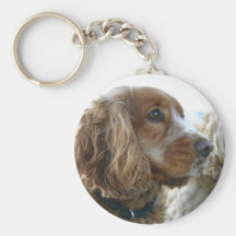 EngelskacockerspanielSpaniel Keychain Nyckel Ringar