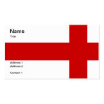 England flagga visitkort
