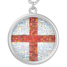 England flaggaMontage Skräddarsydda Halsband